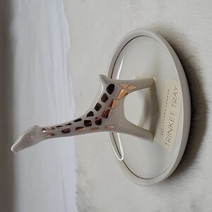 Lauren Conrad Giraffe Trinket Tray - Cream and Gold.
